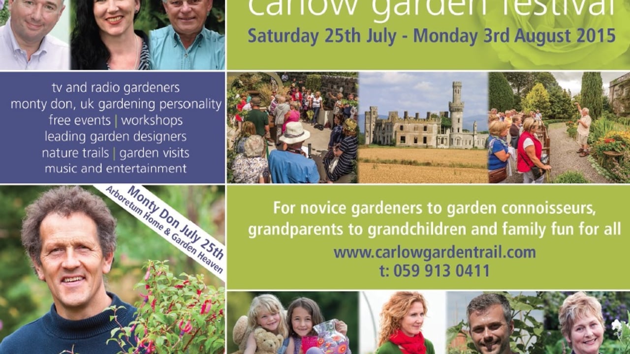 Monty Don set to be the highlight of Carlow Garden Festival