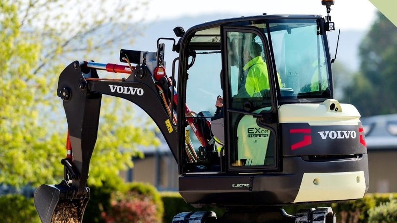 Watch: Volvo’s 100% electric mini-digger in action