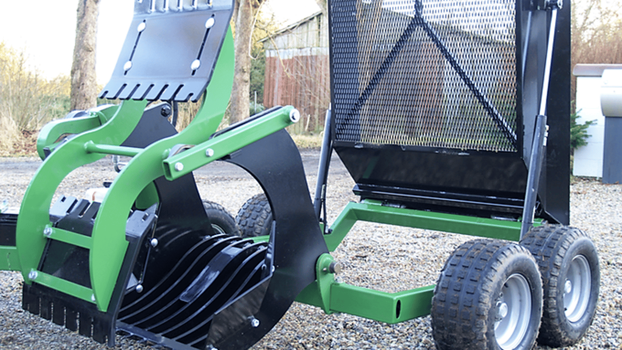 A handy, pint-sized stone picker…for your ATV