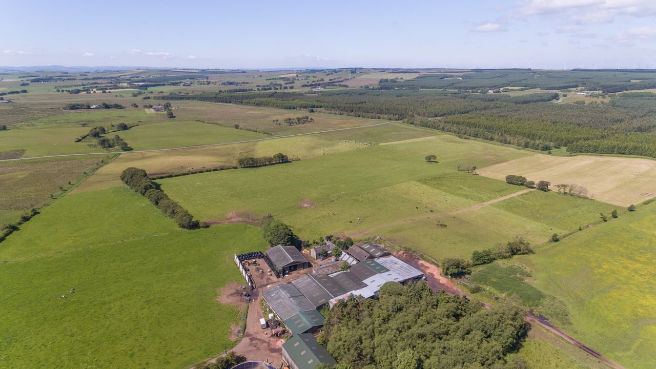 Accessible farm in central Scotland for sale whole on 271.22ac…or in 7 lots