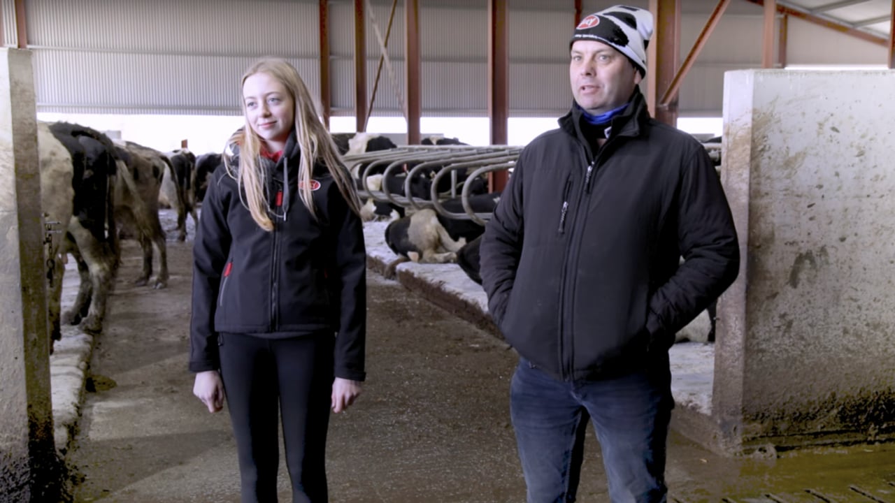 Dairy farmers enjoy a family Christmas
