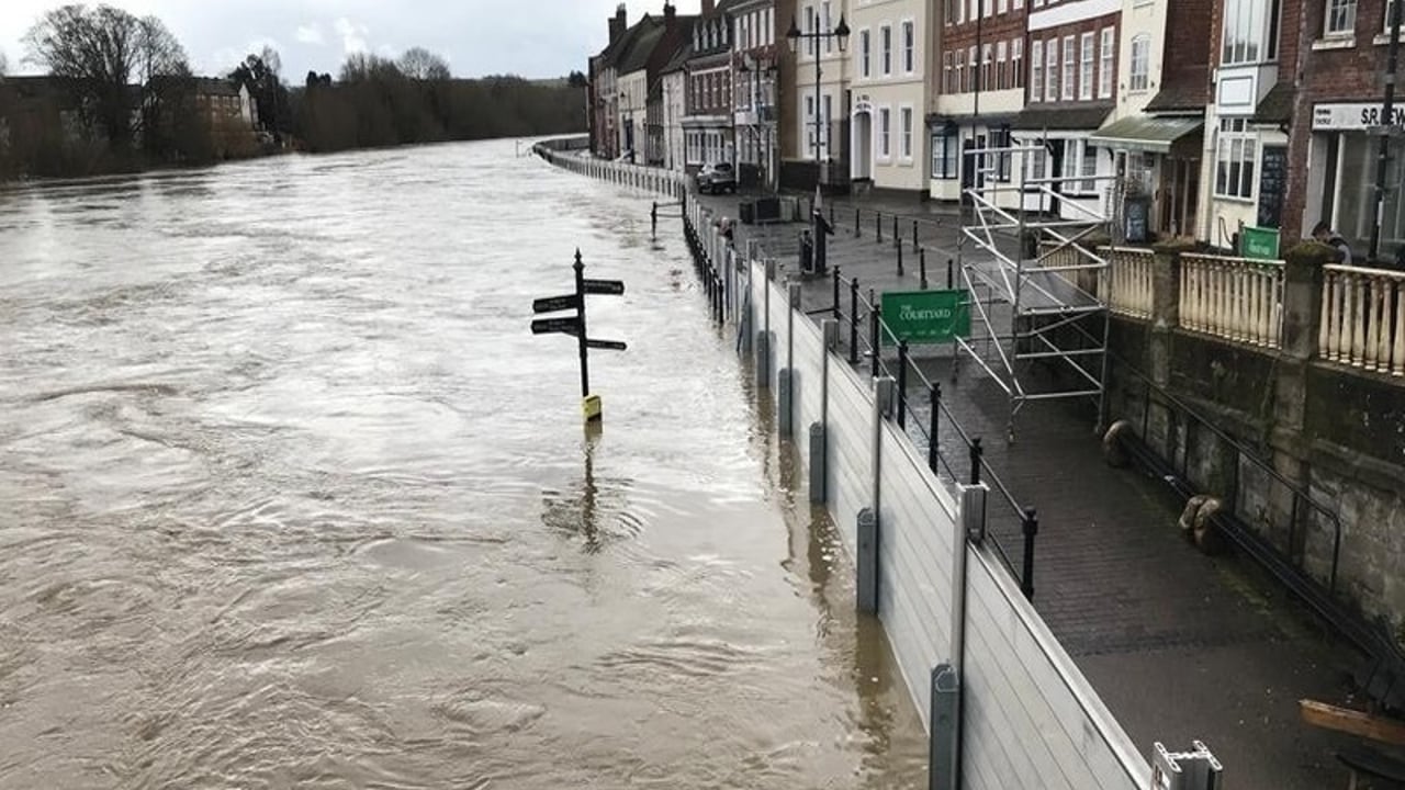 Ongoing flood risk for those along the River Severn