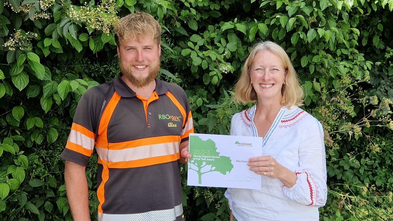 Norfolk  manager crowned ORC Young Organic Farmer of the Year 