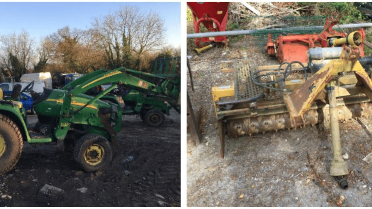 John Deere stolen from development site in Faversham