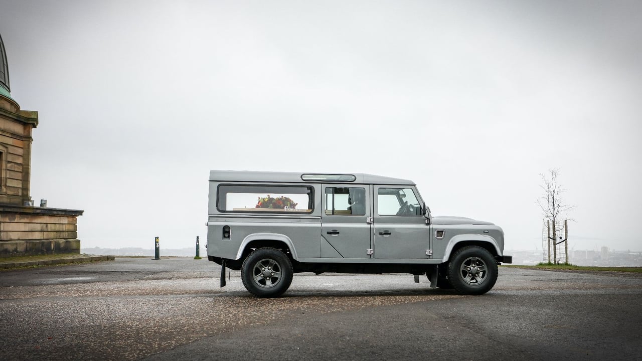Scottish funeral director unveils Land Rover Defender hearse