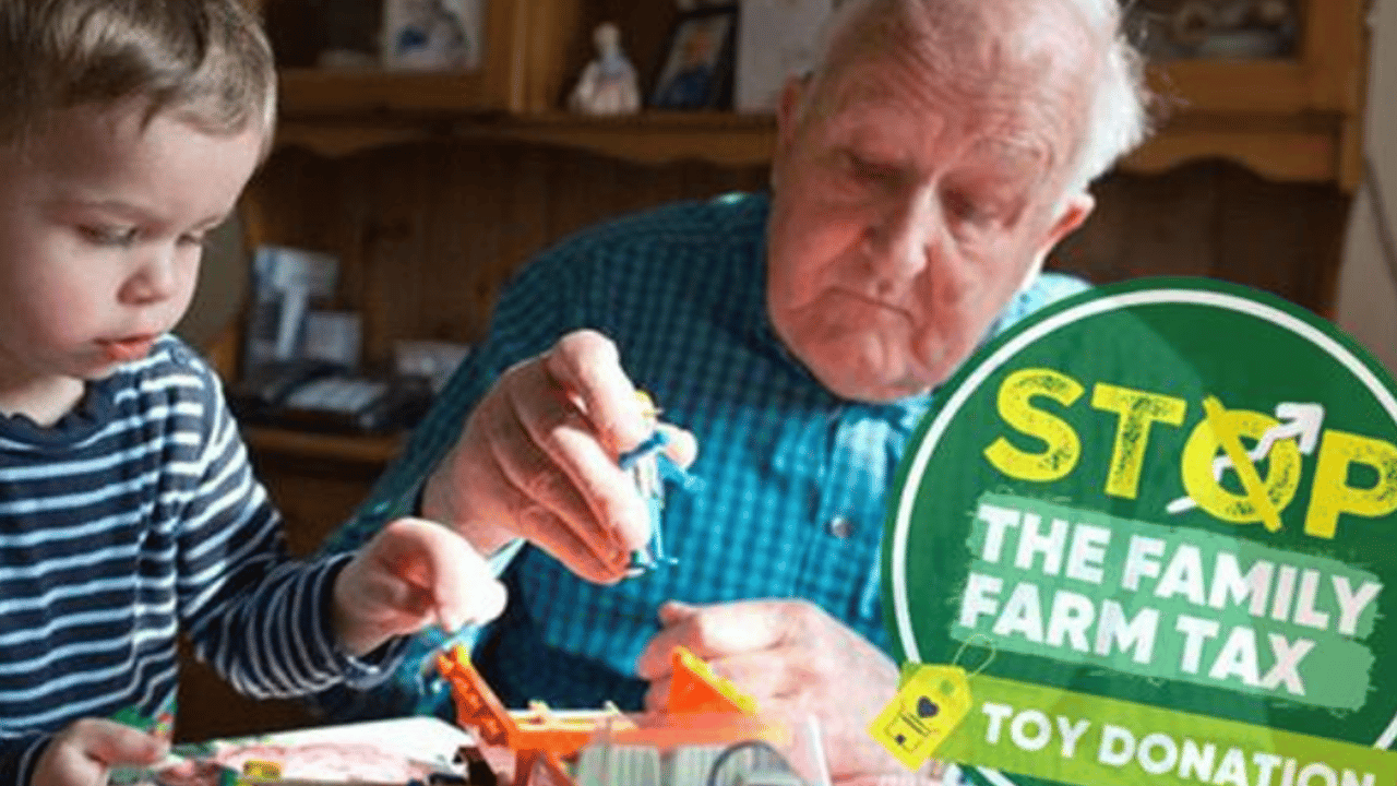 Farmers to use ‘pre-loved’ toys to protest inheritance tax