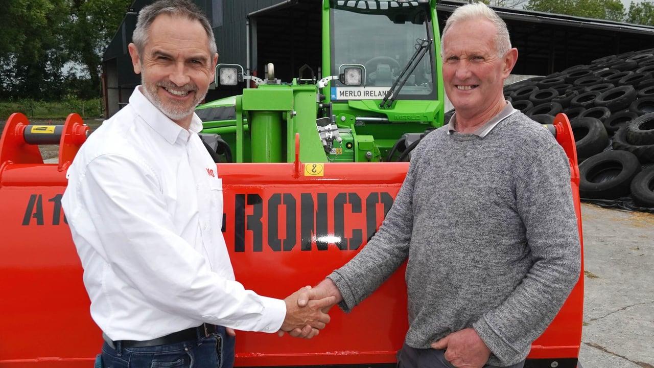 Ronco adds shear grab to Merlo Multifarmer telehandler prize