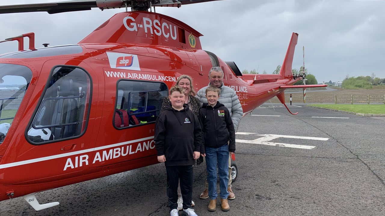 Co. Down farmer raises over £4,000 for Air Ambulance NI