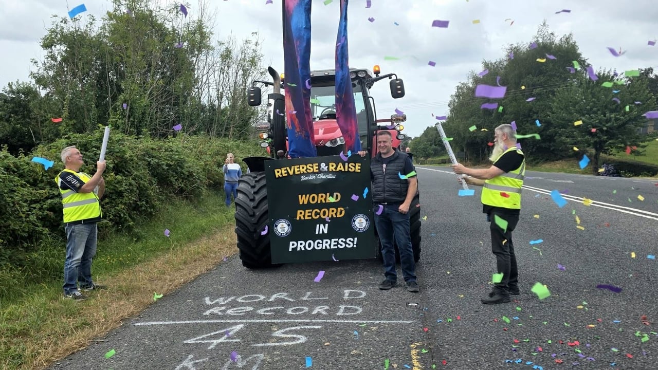 Monaghan man reverses trailer nearly 70km in aid of charity