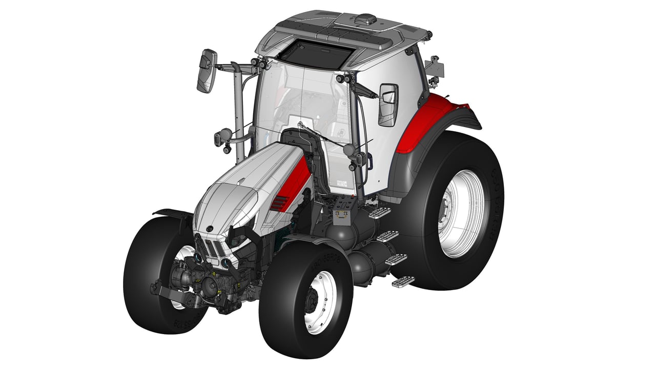 Hydrogen-powered tractors explored in Steyr Hytrac project