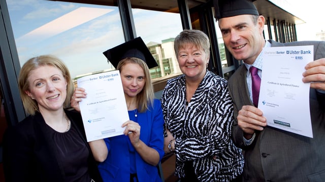 Ulster Bank staff awarded ag’ finance certificates