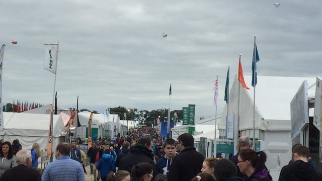 Record-breaking numbers attend Day One of Ploughing 2016