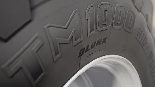 Why not personalise your tractor tyre – with your own name or logo?