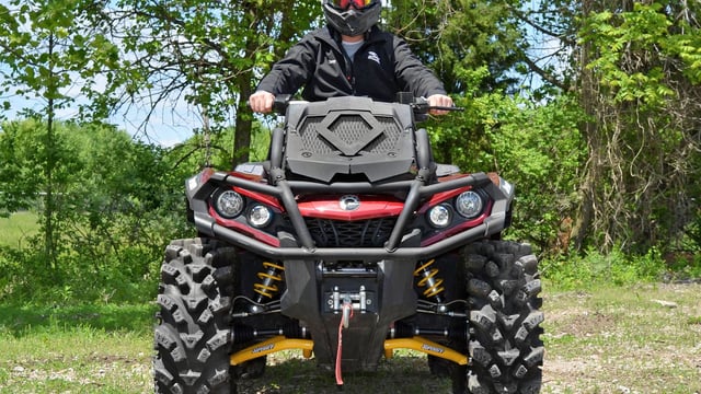 New survey shows that only 30% of farmers wear a helmet while riding an ATV