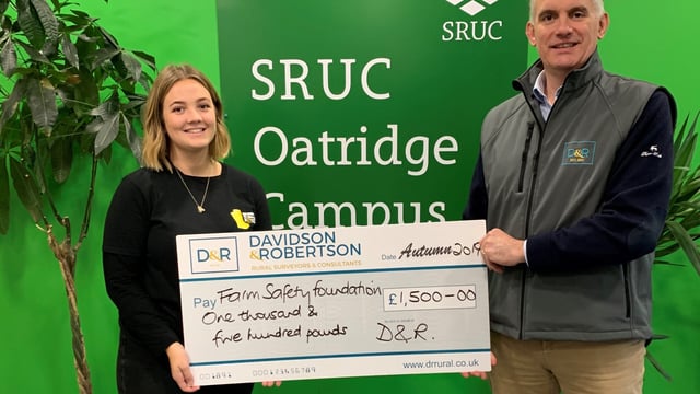 Rural surveyor D&R donates £1,500 to mental health campaign 