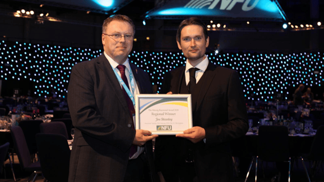 NFU honours Leicestershire-based farmer for grassroots commitment