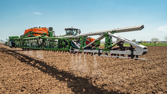 Amazone, Bosche and BASF reduce herbicide use by 90% with new sprayer technology
