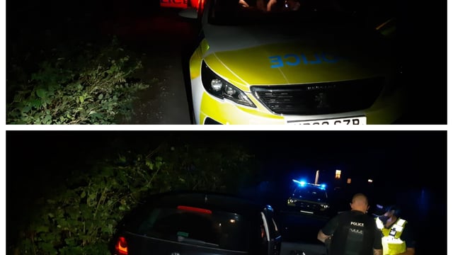 2 males arrested for drug offences after being spotted chasing livestock around a field
