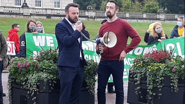 ‘If Stormont collapses, so will NI’s Climate Bill’, protesters warn