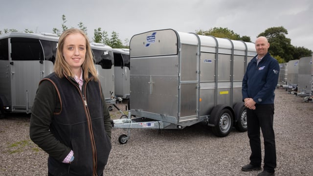Young farmer’s starring role with trailer firm boosts mental health charity