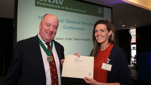 CAAV announces winner of the Talbot Ponsonby prize