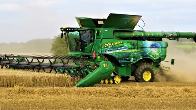 Harvest update: Heavy rain temporarily stalled work