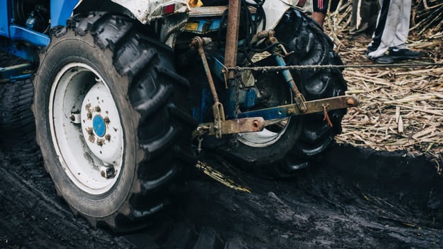 Machinery collisions 50% more likely during summer harvest time