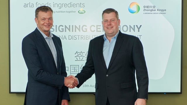 Arla Foods subsidiary signs distribution agreement in China