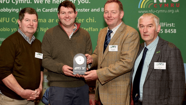 Swan family awarded NFU Cymru Sustainable Agriculture Award