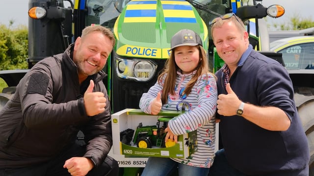 Devon & Cornwall Police tractor named ‘Inspector Moors’