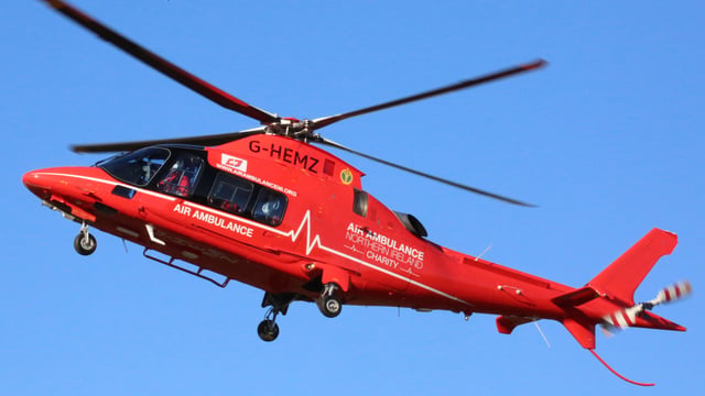 NI air ambulance marks 7 years since ‘first mission’ on family farm