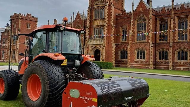 The uses of soil aeration in  grassland farming