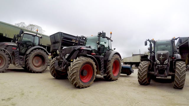 Video: ‘Black beauty’ Fendt fleet is a familiar sight in the north-west