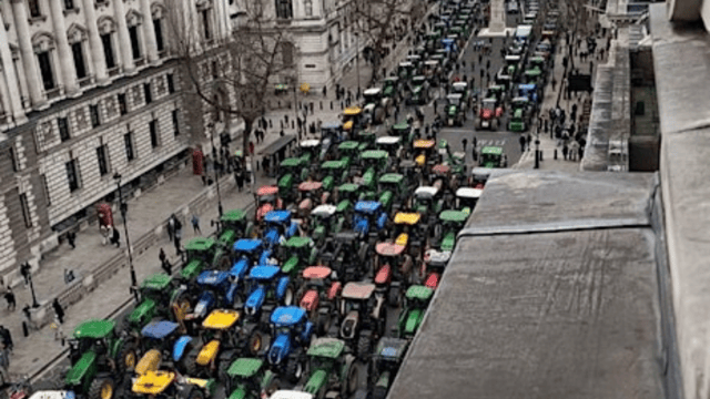 Save British Farming stages tractor rally in London today