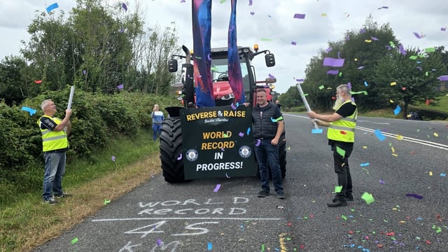 Monaghan man reverses trailer nearly 70km in aid of charity