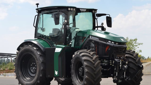 Seederal ‘natively electric’ 160hp tractor aims to offer farmers energy control